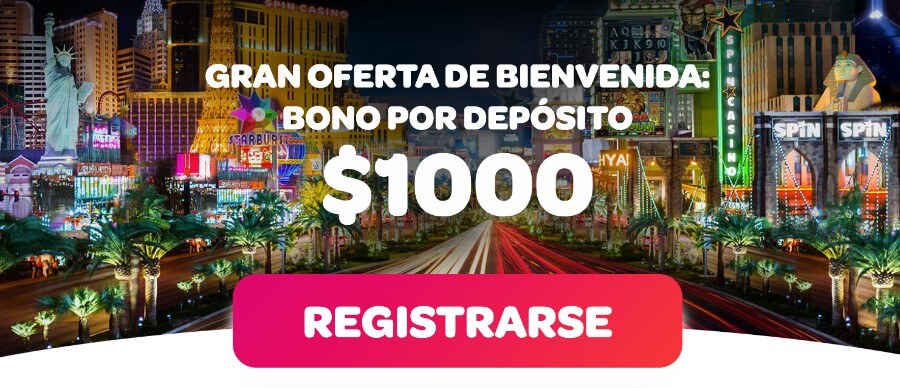 Bono de bienvenida en Spin Casino Ecuador